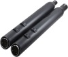 Cobra 909 Uppercut Slip-On Mufflers Black Fits FLH/FLT 2017-2022