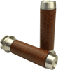Leather Moto Grips Natural/Tan Honeycomb - Indian Scout Leather Moto Grips Natural/Tan Honeycomb - Indian Scout