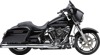 Gen 2 Neighbor Haters Slip-Ons Chrome/Black 4" Fits FLH/FLT 2017-2022