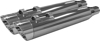 Comp-S Slash Slip On Exhaust Mufflers - Chrome - For 17-21 Harley Touring Comp-S Slash Slip On Exhaust Mufflers - Chrome - For 17-21 Harley Touring