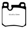 EBC Yellowstuff Rear Brake Pads DP4996R Fits 77-90 Porsche 911 3.3 Turbo