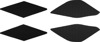 WSM Traction Mat Set Black For Sea-Doo Spark Trixx 2up 3up - Black traction mats For Sea-Doo Spark Trixx 2up/3up