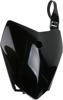 UFO Front Number Plate Black For Kawasaki KLX110