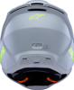 Alpinestars SM3 Youth Radium Helmet Gray/Blk/Ylw Fluo YL - Youth MX helmet in Gray/Black/Yellow Fluo, size YL