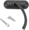 Arlen Ness Mini Oval Mirror Black Right 4-1/2"x1-1/2"