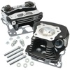 Super Stock 89cc Cylinder Head Kit Wrinkle Black by S&S Cycle Fits 08-16 Touring