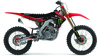 Monster Energy Complete Graphics Kit White - For 04-07 Honda CR