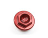 Works Connection Anodized Red Aluminum Oil Filler Plug - M24x3 For KTM, Gas Gas, Husqvarna