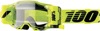 100% Armega Forecast Goggles Nuclear Citrus Clear Lens Adult - Clear roll-off goggles for off-road and motocross