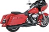 Vance & Hines HD Dresser Pro Pipe Black PCX Exhaust 10-16