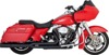 Vance & Hines HD Dresser Pro Pipe Black PCX Exhaust 10-16
