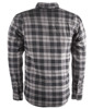 Highway 21 Marksman Flannel Black/Grey XL Men's Riding Shirt - Protective riding flannel, black/grey, XL for men