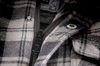 Highway 21 Marksman Flannel Black/Grey XL Men's Riding Shirt - Protective riding flannel, black/grey, XL for men