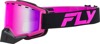Fly Racing Focus Snow Goggle Black/Pink Pink Mirror/Rose Lens - Snow goggles with pink mirror/rose lens by Fly Racing