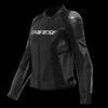 Dainese Women's Racing 4 Perforated Leather Jacket, Black, Size 44