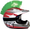 PC Racing Bright Green Helmet Mohawk