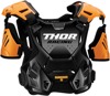 Thor Youth Guardian Roost Deflector 2XS/XS Orange Black - Youth chest protection in Orange/Black, size 2XS/XS