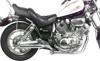 2-2 Chrome Slash Cut Staggered Dual Slip On Exhaust - Yamaha XV700 & XV1100 Virago 2-2 Chrome Slash Cut Staggered Dual Slip On Exhaust - Yamaha XV700 & XV1100 Virago