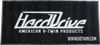 HardDrive Floor Rug 33x73 Inch Black - Floor rug for shop or garage, 33x73 in.