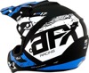 AFX FX-17 Attack MX Helmet XL Blue Black Matte Unisex - Lightweight vented MX helmet, XL Blue Black Matte