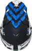 AFX FX-17 Attack MX Helmet XL Blue Black Matte Unisex - Lightweight vented MX helmet, XL Blue Black Matte