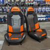 Barely Used Complete Pair Of Polaris RZR Seats - Orange 2690313,2690315,1021289 - Fits Polaris RZR 900/1000 XP & Turbo Barely Used Complete Pair Of Polaris RZR Seats - Orange 2690313,2690315,1021289 - Fits Polaris RZR 900/1000 XP & Turbo