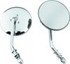 Bikers Choice 4in Round Short Stem Mirror Left Chrome 65-Up - Left 4in round short stem mirror For 65-Up models Bikers Choice 4in Round Short Stem Mirror Left Chrome 65-Up - Left 4in round short stem mirror For 65-Up models