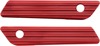Arlen Ness 10-Gauge Saddlebag Latch Covers Red