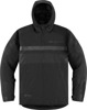 ICON Women's PDX3 Jacket Black 2XL - Waterproof riding jacket for women