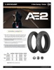Dunlop AE2 Rear Tire 180/55B18 80H Bias TL - Rear tire 180/55B18 80H for V-Twin cruisers