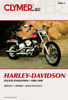 Shop Repair & Service Manual - Soft Cover - 1984-1999 Harley Davidson FLS & FLX Evolution