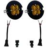Sport Fog Pocket Kit - Amber - For 06-14 F-150 / 07-13 Tundra Squadron