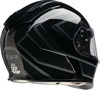 Z1R Warrant Amplify Helmet - XS Gray/Black - Full-face helmet with drop-down sun visor