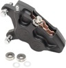 Performance Machine 4-Piston Front Left Brake Caliper Black Ops For Harley