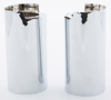 Upper Fork Tube Covers Chrome - For 14-19 Harley Touring Upper Fork Tube Covers Chrome - For 14-19 Harley Touring