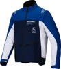 Alpinestars Lite-Dura Softshell Jacket Navy/Blue LG - Large Navy/Blue/White softshell riding jacket