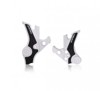 Acerbis X-Grip Frame Guards White/Black For 21+ Honda Africa Twin
