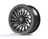 Bullite Blade Wheel 14x7 4x137 Black/Gun Metal - 14x7 ATV/UTV wheel, 4x137 bolt pattern, Black/Gun Metal