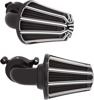 Arlen Ness Black Monster Sucker Air Cleaner Kit 10-Gauge