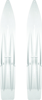 7" Powderhound Skis White 7" Powderhound Skis White
