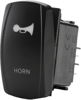 "Horn" Momentary Illuminated Rocker Switch - Amber Lighted SPST "Horn" Momentary Illuminated Rocker Switch - Amber Lighted SPST