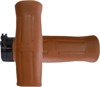 Old School Grips - Coke Bottle Tan - For 1" Dual Cable H-D Throttles
