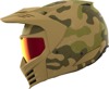 ICON Elsinore Magnacross Helmet Tan Camo - Small - Modular helmet with MX Shield & camo graphics