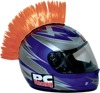 PC Racing Orange Helmet Mohawk