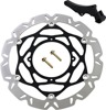 Contour Solid Front Oversized Brake Rotor Kit 320mm - Black