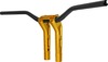 Performance Machine Phatbar Handlebar & Riser Kit Gold 9in Harley - Handlebar and riser kit for most Harley models