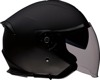 Z1R Road Maxx 2.0 Helmet Matte Black - Small - Unisex open-face helmet in matte black, size S