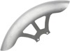 Arlen Ness 21" Pro Short Front Fender - Natural Finish Steel