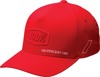 100 Percent Shadow Flexfit Hat Red L/XL Unisex - Modern X-Fit style hat in red, L/XL size