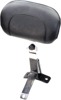 Mustang Driver Backrest Kit Black Studs For 08-21 HD Touring